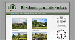 Desktop Screenshot of ig-schmalspurmodule.de