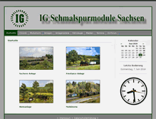 Tablet Screenshot of ig-schmalspurmodule.de